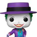 Pop! DC Heroes Batman 1989 The Joker With Hat With Chase 