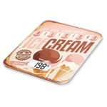 Cantar de bucatarie BEURER Ice Cream, 5kg (Maro-Roz)