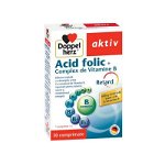 Acid Folic plus Complex de Vitamine B DoppelHerz 30 tablete (TIP PRODUS: Suplimente alimentare), DoppelHerz