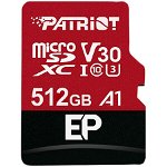 Card de memorie, Patriot, MicroSDXC, 512GB, Adaptor inclus