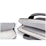 Geanta laptop 14 inch Tech-Protect Pocket Bag Dark Grey, TECH-PROTECT