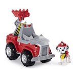 Spin Master Paw Patrol Dino Rescue Deluxe Vehicle Marshall, Toy Vehicle (Red/Grey, Includes Marshall Figure and Surprise Dinosaur), Spinmaster