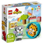 Set de construit LEGO® Duplo, Primul meu catelus si pisicuta cu sunete, 22 piese