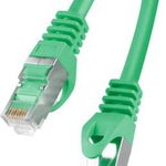 Lanberg Patchcord RJ45 cat.6 FTP 0.25m Green, LANBERG