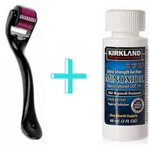 Minoxidil Kirkland 5%, 1 Luna Aplicare +Dermaroller, Tratament Pentru Barba / Scalp, Kirkland