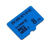 Card de memorie Borofone, HC UHS-I Class10 Micro-SD, 8 GB, Albastru