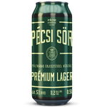 Bere blonda Pecsi Sor Premium Lager, 5% alc., 0.5L, Ungaria, Pécsi Sör