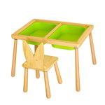 Masa Copii Table, Verde, 53 x 52 x 74 cm, Tera Home