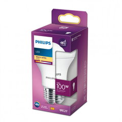 Becuri Bec LED classic A 13W echivalent 100W, mat, E27, alb neutru - Philips