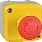 Toner butonul de urgență prin rotirea galben 1R IP65 (XALK178), Schneider Electric