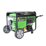 Generator de curent pe benzina Greenfield G-EC6100PEW, portabil, monofazat, 4.5 kVA, pornire electrica, roti de transport, Greenfield