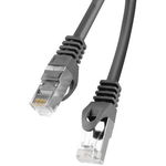 Cablu ecranat FTP, Lanberg 41998, cat 5e, lungime 15m, AWG 26, 100 MHz, mufat 2 x RJ45, ethernet, negru