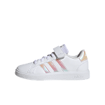Sneakers adidas Grand Court Lifestyle Court Elastic Lace and Top Strap Shoes GY2327 Alb, adidas