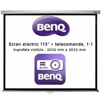 Ecran Proiectie Videoproiector BenQ 113 inch 5J.BQE11.113, BenQ