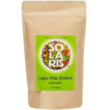 Cafea verde arabica macinata 100g - SOLARIS, SOLARIS PLANT