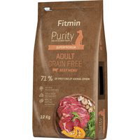 Fitmin dog Purity Adult,  говеждо (без зърно) - 12 кг