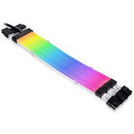 Cablu alimentare Lian Li Strimer Plus V2, 3x 8-pin (6+2) la 3x 8-pin (6+2), 30 cm, Lian Li