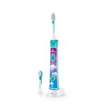 Periuta de dinti sonica electrica pentru copii Philips Sonicare, albastru, HX6322/04, Philips