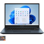 Laptop ultraportabil ASUS Vivobook Pro 14 OLED M3401QC cu procesor AMD Ryzen™ 5 5600H, 14', 2.8K, 8GB, 512GB SSD, NVIDIA® GeForce® RTX™ 3050, Windows 11 Home, Quiet Blue