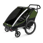 Carucior multisport Thule Chariot Cab 2, Aluminum/Cypress Green, Thule