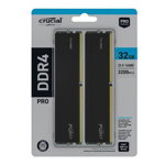 Memorie Crucial Pro 32GB Kit (2x16GB) DDR4-3200 CL22, Crucial