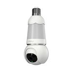 Camera supraveghere wireless PTZ Full Color tip bec Imou IPC-S6DP-5M0WEB-E27, 5 MP, IR 25 m, 2.8 mm, microfon, difuzor, sirena, slot card, 350 lm, vizualizare de pe telefon, IMOU