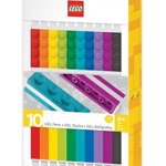 Set 10 pixuri cu gel LEGO 53100, 