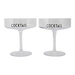 Set 2 pahare pentru cocktail Design Letters Cocktail