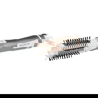 Perie rotativa ROWENTA Brush Activ Compact CF9520F0, 1000W, 2 viteze, 2 trepte temperatura, Invelis Ceramic, alb-auriu