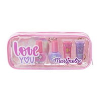 Set copii Martinelia - Set de toaleta cu accesorii, Love you, 5 piese