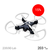 STAR Mini Drona 954D Negru Cu Camera Video Si Foto 0.3Mp, STAR