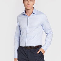 Camasa Calvin Klein K10K109336 Albastru/Alb 2XL INTL