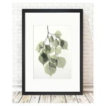 Poster 24x29 cm Tender Leaves - Tablo Center