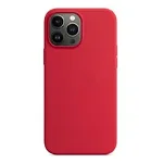 Husa spate si protectie cu Magsafe, Silicon Case pentru Iphone 13 Pro, Red, Oem