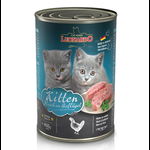 LEONARDO Quality Selection Kitten hrana umeda pentru pisoi, cu pasare de curte 400 g, LEONARDO