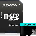 Card de Memorie MicroSD Adata 256GB, Adaptor SD, Class 10