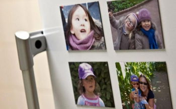 4 Magneti foto personalizati format 10x15 cm gata de pus pe frigider, Anpo Solutions