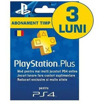 Card abonament PlayStation Plus RO Membership de 90 zile