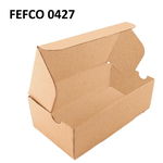 Cutie cu autoformare 210x180x70 mm, carton natur microondul E 360 g, FEFCO 0427, 