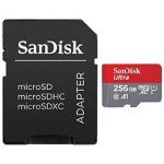 Card de memorie SanDisk Micro SDXC Ultra A1, 256GB, Class 10, UHS-I