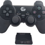 Gamepad Wireless Gembird, PS2/PS3/PC, Black