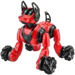 Caine Robot inteligent controlabil prin gesturi si telecomanda iUni 800A, Rotire 360°, Rosu