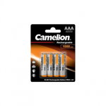 Baterii AAA, Camelion , 1000 mAh, Ni-MH, 4 buc