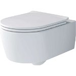 Set vas WC Villeroy & Boch Soul suspendat direct flush cu capac soft close si quick release alb, Villeroy&Boch