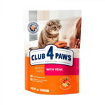 Club 4 Paws Premium Hrana uscata pisici adulte, cu Vita, 300g, CLUB 4 PAWS