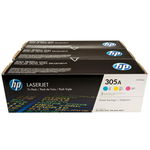 Toner HP CF370AM, pachet triplu CE411A/CE412A/CE413A