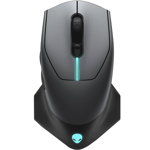 Dell Mouse gaming wireless Alienware 610M, Moon Grey, Dell
