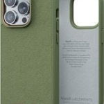 Husa Njord by Elements Njord by Elements pentru iPhone 14 Pro Max Suede Olive Comfort+, Njord by Elements