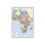 Harta Africa A4 - plastifiata, Didactica si Pedagogica