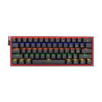 Tastatura gaming mecanica REDRAGON Fizz K617-R, USB, Layout US, negru